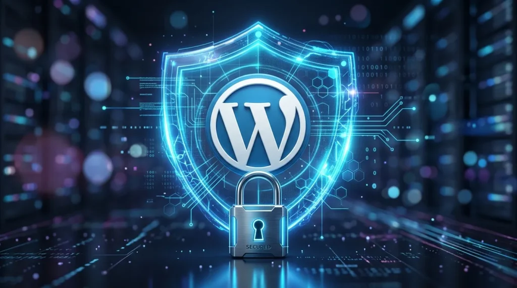 WordPress_logo_protected_by_shield_202607221433